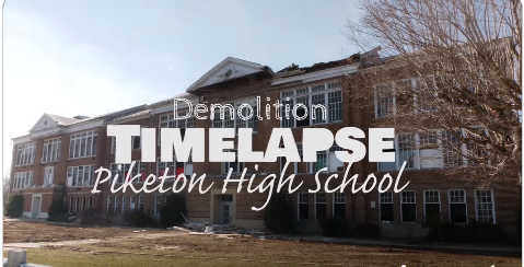 demolition timelapse piketon high school
